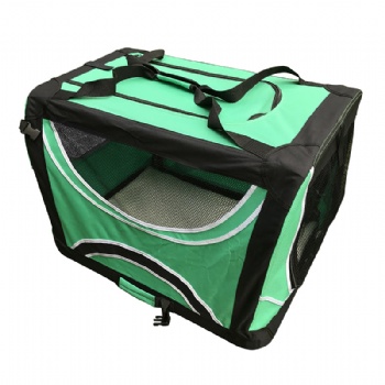 Portable Soft Green Dog Crate