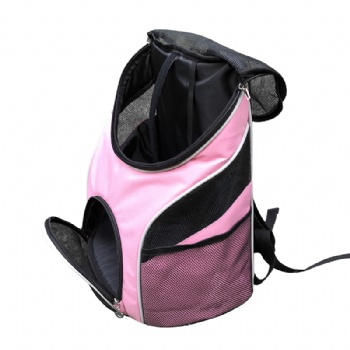 Foldable Pink Pet Backpack, Pet Carrier