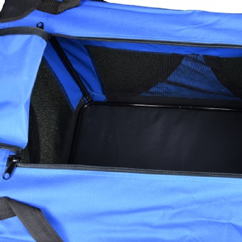 Portable Soft Blue Dog Crate