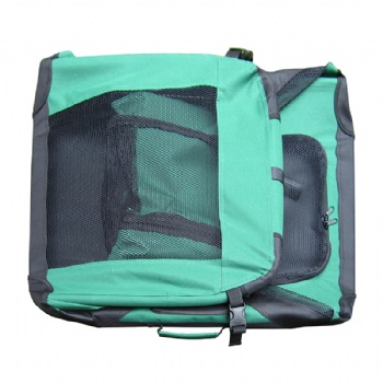 Portable Soft Green Dog Crate