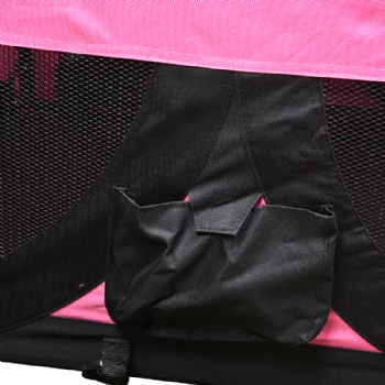 Portable Soft Pink Dog Crate