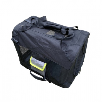 Portable Soft Black Dog Crate