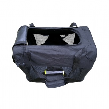 Portable Soft Black Dog Crate