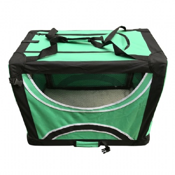 Portable Soft Green Dog Crate