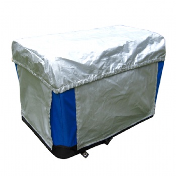 Portable Soft Blue Dog Crate