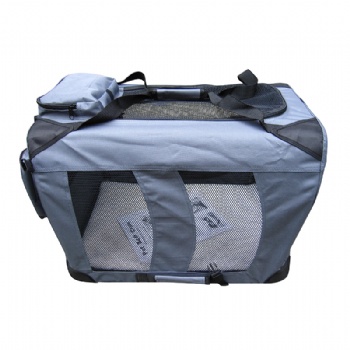 Portable Soft Grey Dog Crate