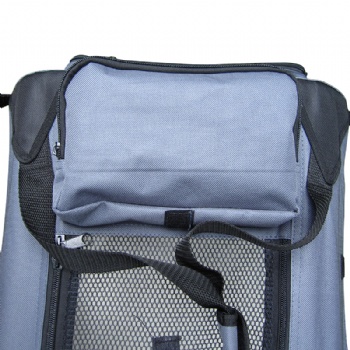 Portable Soft Grey Dog Crate