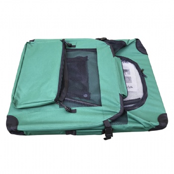 Portable Soft Green Dog Crate