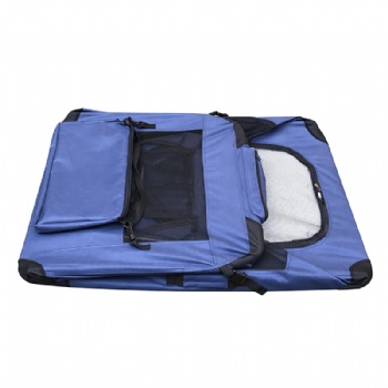 Portable Soft Navy Dog Crate