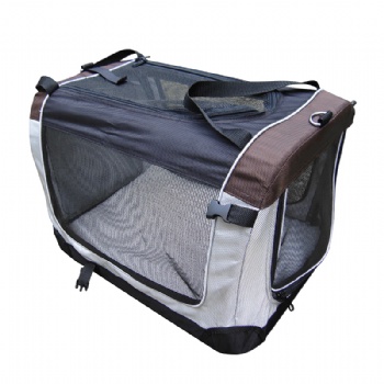 Portable Soft Coffee Dog Crate
